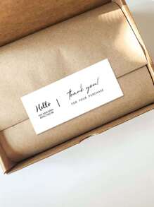 50 Sheets Stickers Adhesive Stickers For Festival Envelopes Card Making Office - White - View 4