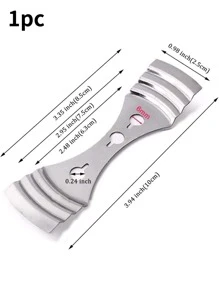 1入組燭芯、大豆蠟和蠟燭製作用品，適用於香薰蠟燭/1入組金屬燭芯支架，帶3孔定心裝置和燭芯夾，適用於DIY蠟燭製作配件 - 銀色 - 查看 7