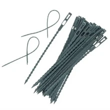 50入組花園紮線帶 - 軍綠色 - 查看 2