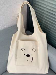 Fashionable Simple Design Printed Men's Tote Bag, Versatile Style College Bag Fathers Day Gifts Summer Dad Freshman For Books Back To School Multi-Functional Dorm University Halloween Gifts Christmas Scream Men Tote Big Bags For School Thanksgiving Travel Winter Purse Holiday Storage Bag Computer Bag Men Gifts Hiking Hiking Student Large Capacity Multi-Functional Outdoor Portable Fashionable Casual Dad Gifts Boyfriend Gifts Clutch Handbags