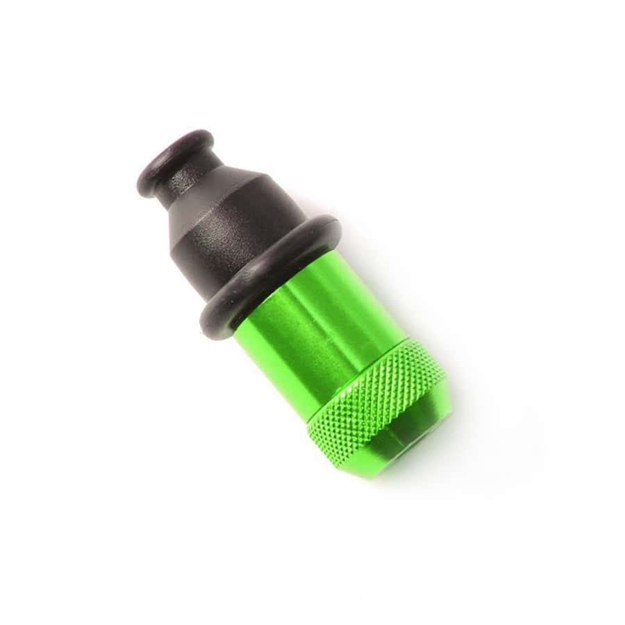 1pc Portable Zinc Alloy Nasal Snuff Box - Green - View 1