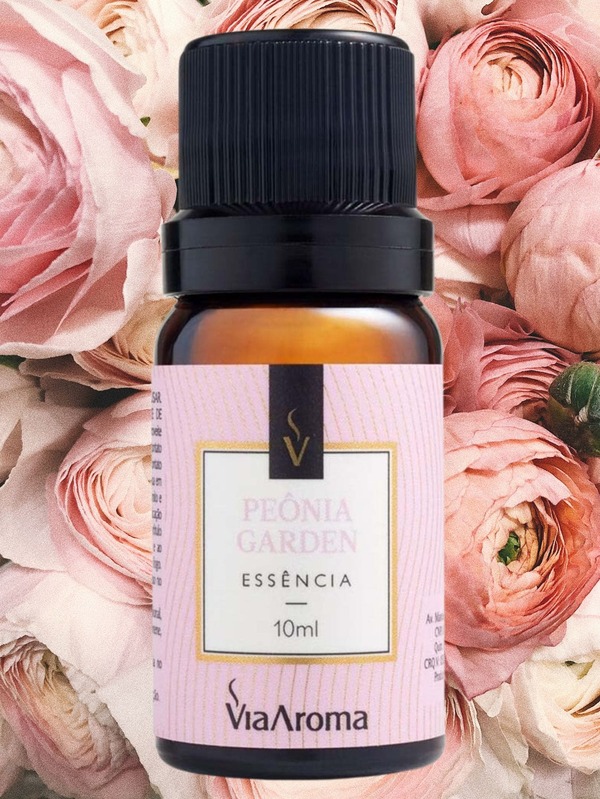 Essência Peonia Garden Para Aromatizador de Ambiente - Via Aroma