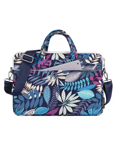 canvas artisan Shockproof Laptop Bag Printing Leaf Patterns Laptop Briefcase ForMacBook Chromebook, Laptop Bags ForMacBook,IPad,HP Chromebook Surface Notebook,Laptop Briefcases