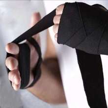 2pcs/Set 3m/5m Boxing Wraps, Martial Arts Hand Wraps - Black - View 5
