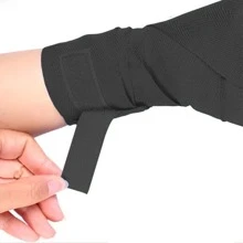 2pcs/Set 3m/5m Boxing Wraps, Martial Arts Hand Wraps - Black - View 7