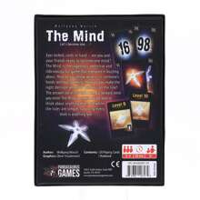 1套撲克牌遊戲：The Mind-家庭友好版桌遊-遊戲之夜-隨機圖案撲克牌遊戲 - 黑色 - 查看 6