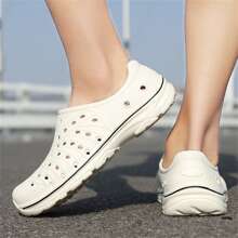 男士鏤空洞洞鞋,乙烯-乙酸乙烯共聚物時尚洞洞鞋 - 米色 - 查看 3