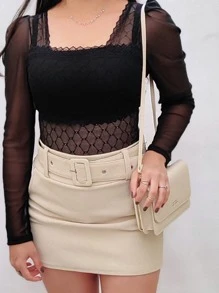 Women Tops - 黑色 - 查看 2