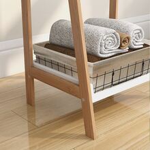 4 tires bookshelf - trắng - Xem 5