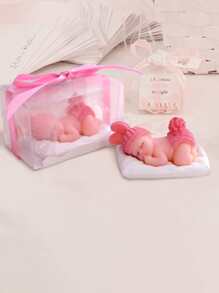 婴儿硅胶模具，适用于自制环氧树脂铸造礼品/肥皂蜡烛制作 - 白色 - 查看 4