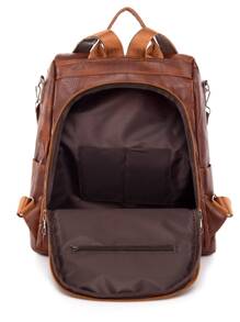 Mochila multifuncional impermeable para viajar , trabajar con vida diaria con de gran capacidad - Marrón - Ver 6