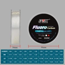 FTK 300M Fluorocarbon Coating Fishing Line Nylon Monofilament