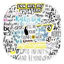 50pcs Inspirational Quotes Stickers - Multicolor - View 6