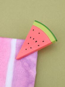 1入組創意西瓜形狀便攜沙灘巾夾 - 西瓜粉 - 查看 2