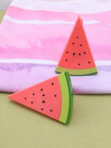1入組創意西瓜形狀便攜沙灘巾夾 - 西瓜粉 - 查看 1