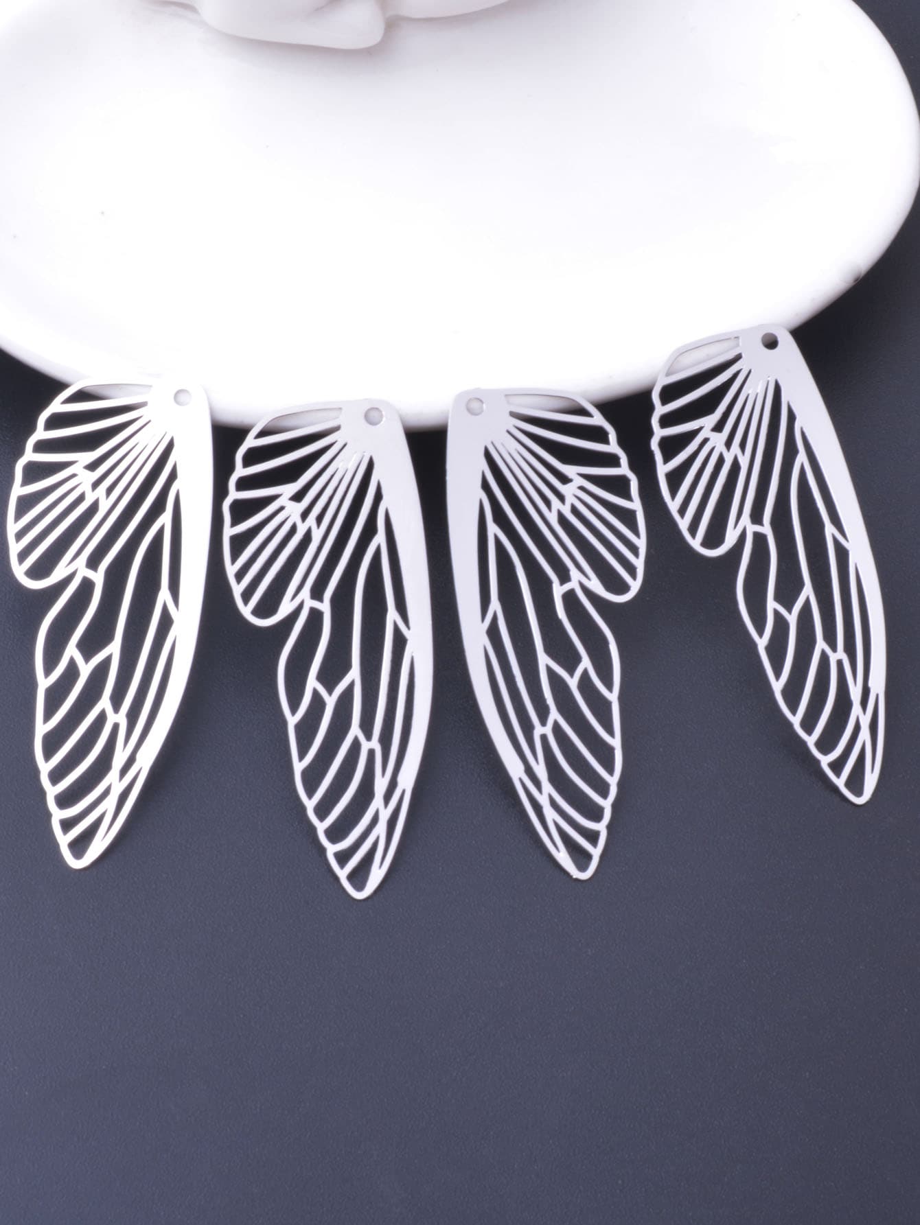 6 Stücke/Set DIY Anhänger Kreativ Flügel Für Frauen Für DIY Schmuckherstellung