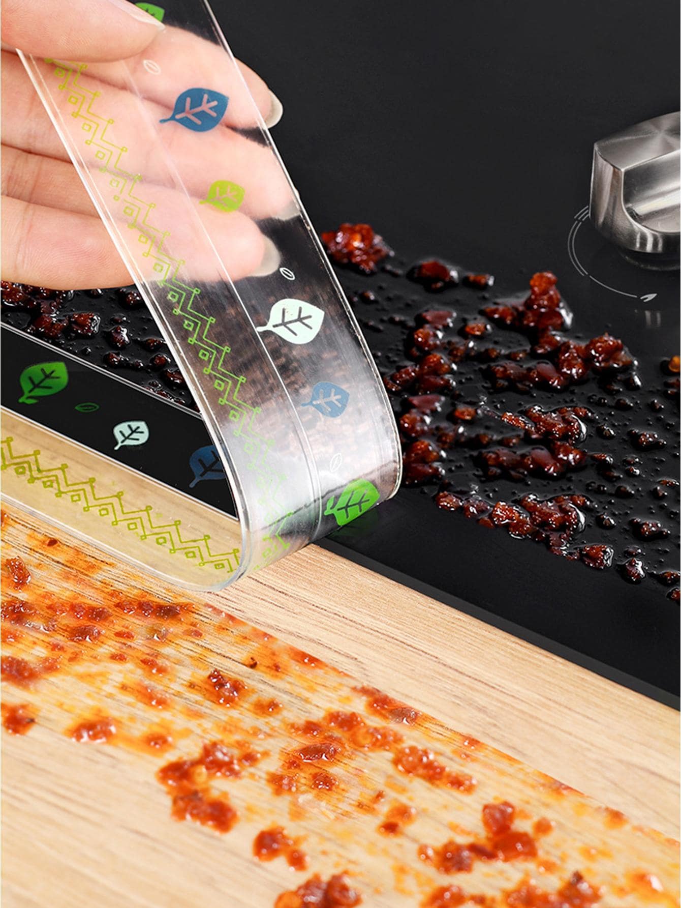 1pc Waterproof Sealing Strip For Kitchen Sink, Bathroom Countertop And Corner Joint Gap - Clear - View 1