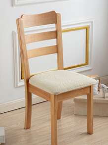 1 Miếng Dệt hoa Không thấm nước Cái ghế Tấm lót Với Hoa văn lá - Màu be - Xem 1