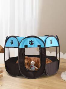 1 Vải Oxford Lều Cho Thú Cưng Có Lưới Và Dây Đeo Thoáng Khí Cho Trong Nhà/Sử Dụng Ngoài Trời, Thích Hợp Cho Thú Cưng Vừa Và Nhỏ - Nhiều màu - Xem 2