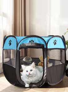 1 Vải Oxford Lều Cho Thú Cưng Có Lưới Và Dây Đeo Thoáng Khí Cho Trong Nhà/Sử Dụng Ngoài Trời, Thích Hợp Cho Thú Cưng Vừa Và Nhỏ - Nhiều màu - Xem 1