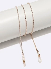 Party Hollow Out Metallic Eyeglass Chain Necklace Glasses Accessories For Women - Gold - View 4