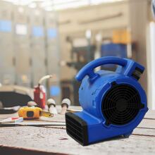 Simple Deluxe Air Mover, 305 CFM Mini Floor Blower Fan for Water Damage, Blue, 12 Inch - Blue - View 8