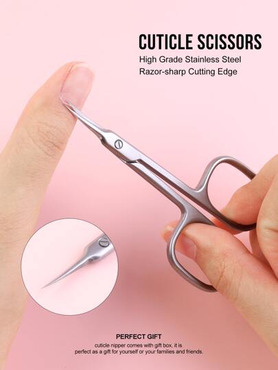 YUANDU 1 pieza Tijeras para piel muerta de uñas, Suministros para uñas, Herramientas para uñas, Herramientas de arte de uñas, De vuelta a la escuela, Uñas, Herramientas para uñas postizas, Herramientas de manicura y pedicura