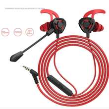 G6 Gaming Earphone For PS4 CSGO Casque Games Headset 7.1 With Mic Volume Control PC Gamer Earphones - Red - View 2