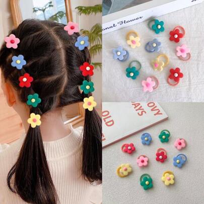 孩子們頭繩和彈性橡膠帶彈性和不附帶頭髮