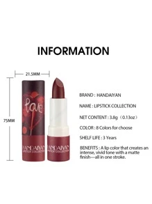 HANDAIYAN 万花筒唇膏管，保湿哑光唇膏，丝绒唇釉，易于涂抹，净含量：3.8克，适合万圣节、返校季、海滩旅行、派对、秋冬季节、化妆、腮红、面部彩绘、女士化妆品，是生日/情人节的理想礼物，也是狂欢节派对的必备单品，多种颜色可选。 - 06 Tepoztlan - 查看 13