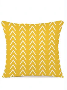 4入组/套黃色的枕套適用於家庭使用 - 黃色 - 查看 2