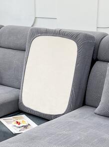 1 Miếng Vải phủ ghế dài phổ cập Đàn hồi Vải phủ Sofa , Bọc đệm Ghế sô pha , Bốn Nhìn chung - Màu Xám nhạt - Xem 4