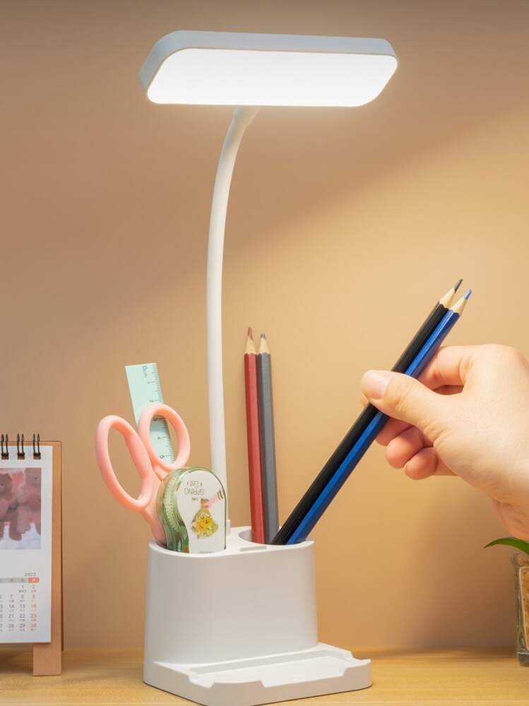 Qooltek LED Desk Lamp With Adjustable Dual Head And USB - View #6