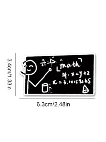 50 piezas Pegatinas con dibujos animados matemáticas fórmula grafiti - Multicolor - Ver 4