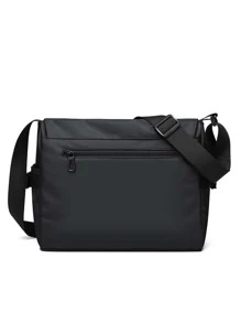 Waterproof Messenger Bag With Release Buckle Flap Crossbody Bag Shoulder Bag For Men