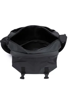 Waterproof Messenger Bag With Release Buckle Flap Crossbody Bag Shoulder Bag For Men