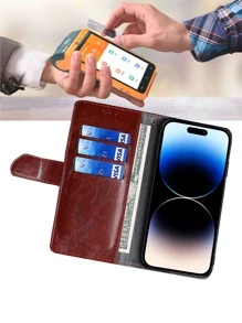 keyunfei حالة الهاتف الوجه تفاصيل الغرزة جلد صناعي