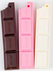 1 pieza Bolígrafo neutro chocolate en forma de - Marrón - Ver 3