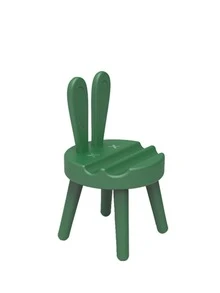 1pc Creative Cute Luxury Green Desktop Decoration Cartoon Rabbit Ears Phone Stand, Portable Mobile Phone Holder Stand With Adjustable Height - Dark Green - View 4