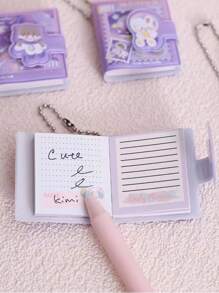 2入組精美迷你袖珍筆記本，用於備忘錄、日記寫作和計劃 - 彩色 - 查看 2