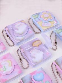 2入組精美迷你袖珍筆記本，用於備忘錄、日記寫作和計劃 - 彩色 - 查看 6