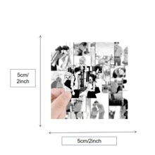 55pcs Cartoon Character Pattern Stickers - Multicolor - View 2