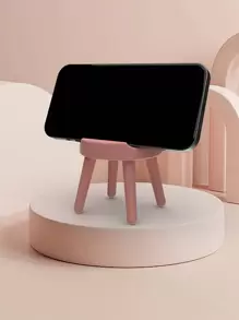 1 Miếng Cao-kết thúc Trang trí máy tính để bàn & Giá đỡ điện thoại Với Phim hoạt hình dễ thương Tai thỏ , Có thể mang đi & Có thể điều chỉnh - Hồng - Xem 1