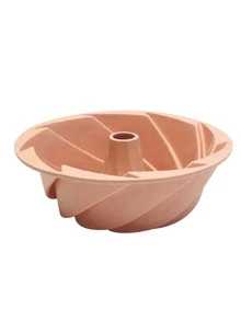 Baking Set - 9pcs Square Pizza Pan & Round Toast Pan & Silicone Cake Mould & Other Baking Tools For Home Use - Pink - View 4