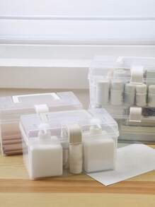 1 Miếng Nhựa trong suốt Hộp lưu trữ máy tính để bàn Đa chức năng Hộp đựng Thùng đựng hàng Với Xử lý - Trong sáng - Xem 5