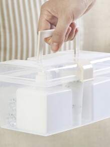 1 Miếng Nhựa trong suốt Hộp lưu trữ máy tính để bàn Đa chức năng Hộp đựng Thùng đựng hàng Với Xử lý - Trong sáng - Xem 3