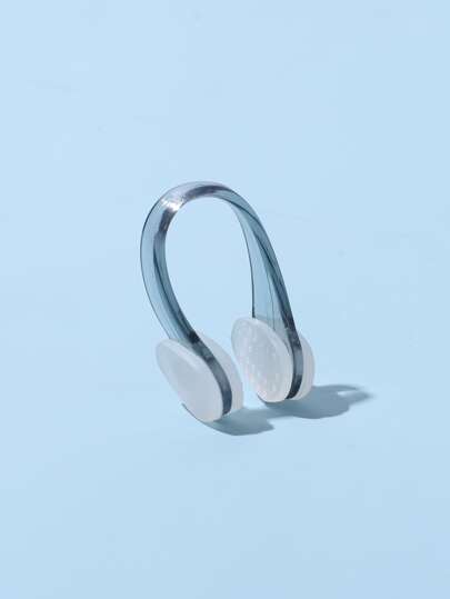 1pc Professional Silicone Nose Clip & Ear Plugs Set, Waterproof & Anti-Skid For Swimming Training, Suitable For Adults, Beach Essentials, Beach Accessories, Pool Float