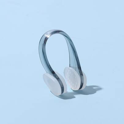 1pc Professional Silicone Nose Clip & Ear Plugs Set, Waterproof & Anti-Skid For Swimming Training, Suitable For Adults, Beach Essentials, Beach Accessories, Pool Float