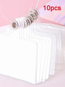 10pcs Clear Plastic Phone Anti-Lost Patch - Clear - View 2