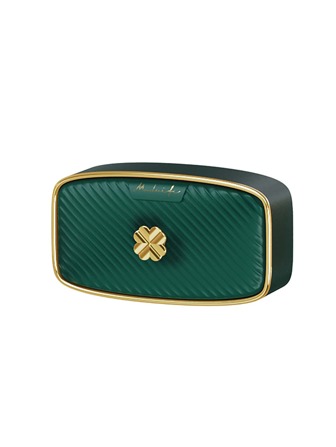 1入組ABS浴室儲物架,現代綠色掛壁式貨架收納單元洗衣